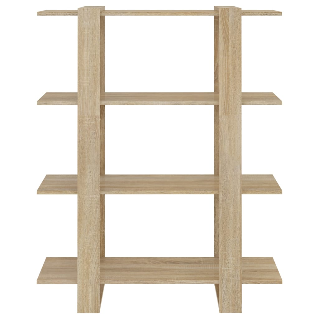 Boekenkast/Kamerscherm 100X30X123,5 Cm Kleurig Sonoma eiken