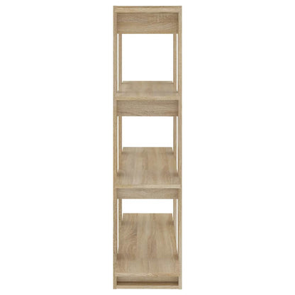 Boekenkast/Kamerscherm 100X30X123,5 Cm Kleurig Sonoma eiken