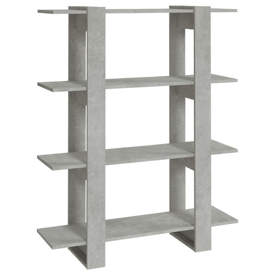 Boekenkast/kamerscherm 100x30x123,5 betongrijs Betongrijs