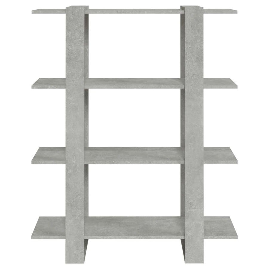 Boekenkast/kamerscherm 100x30x123,5 betongrijs Betongrijs