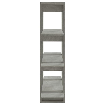 Boekenkast/kamerscherm 100x30x123,5 betongrijs Betongrijs