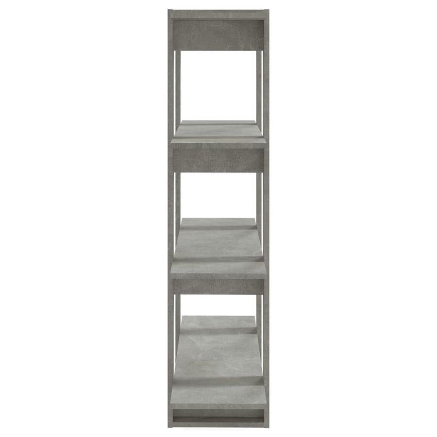 Boekenkast/kamerscherm 100x30x123,5 betongrijs Betongrijs