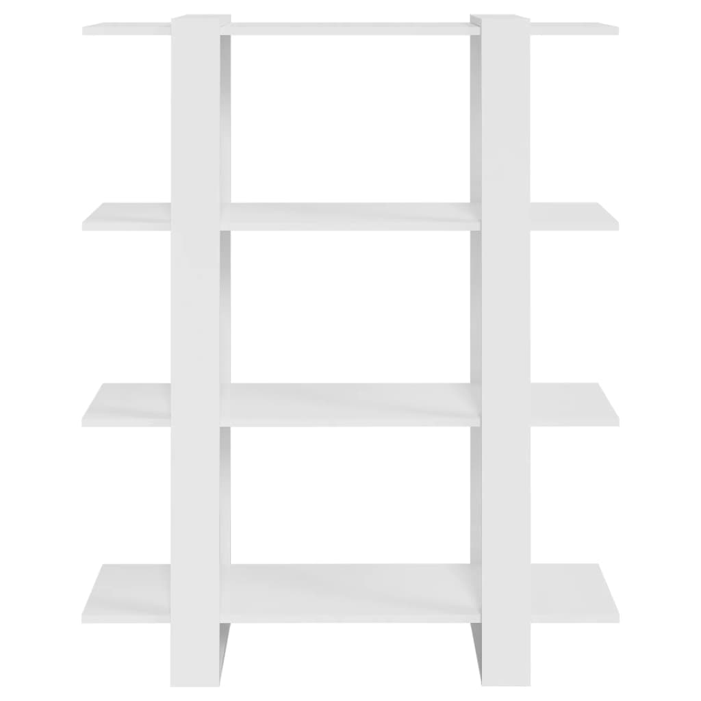 Boekenkast/Kamerscherm 00X30X23,5 Cm Hoogglans wit