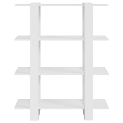 Boekenkast/Kamerscherm 00X30X23,5 Cm Hoogglans wit