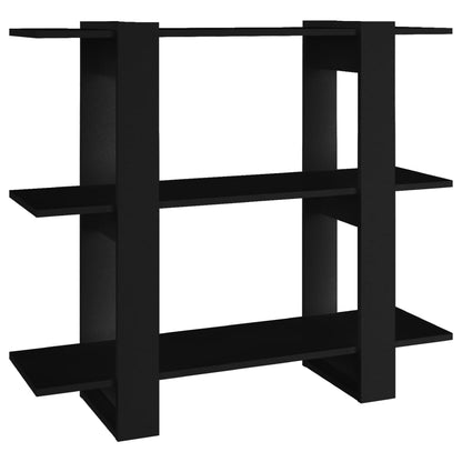 Boekenkast/Kamerscherm 00X30X87 Cm Zwart