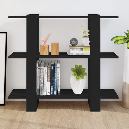Boekenkast/Kamerscherm 00X30X87 Cm Zwart