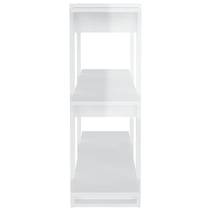 Boekenkast/Kamerscherm 00X30X87 Cm Hoogglans wit