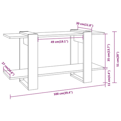 Boekenkast 00X30X5 Cm Bewerkt Hout Betongrijs