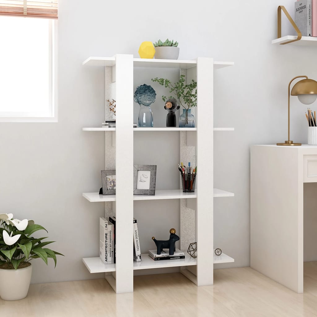Boekenkast/Kamerscherm 80X30X23,5 Wit