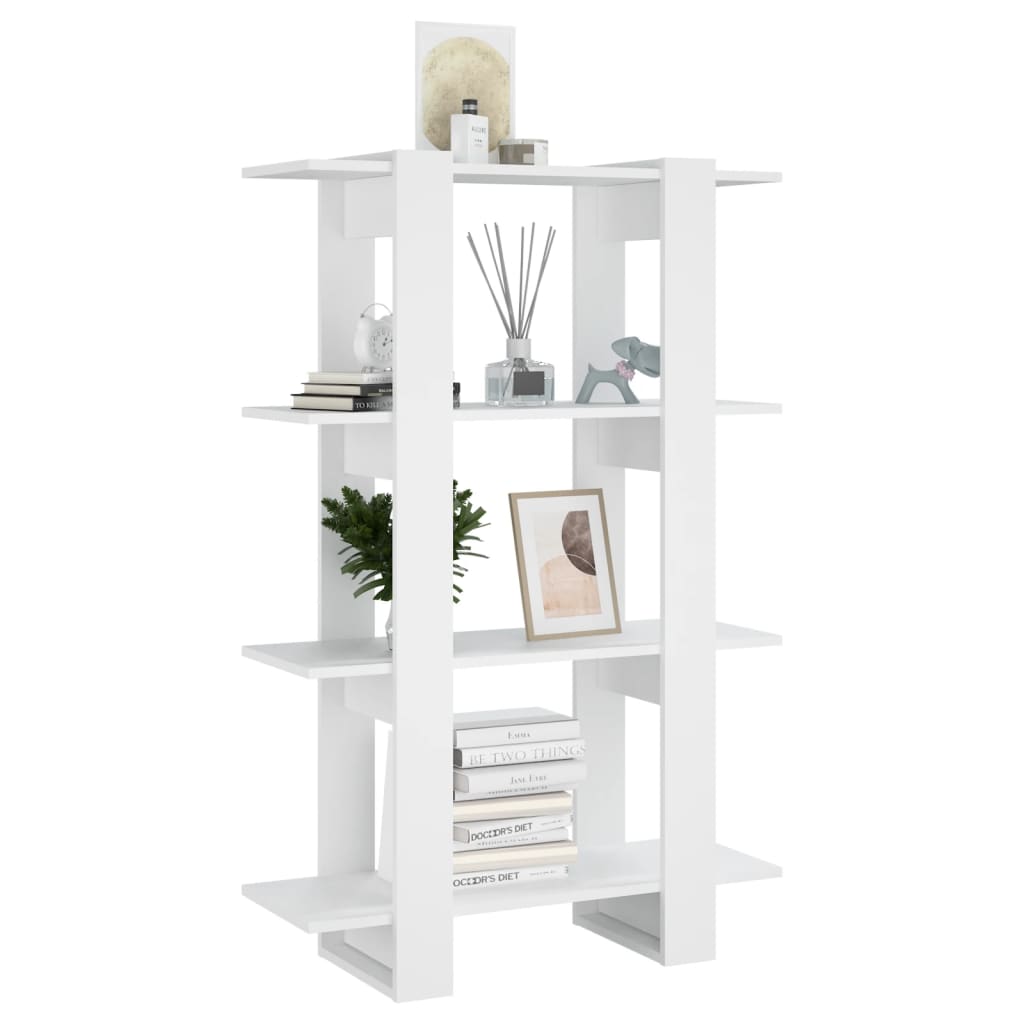 Boekenkast/Kamerscherm 80X30X23,5 Wit