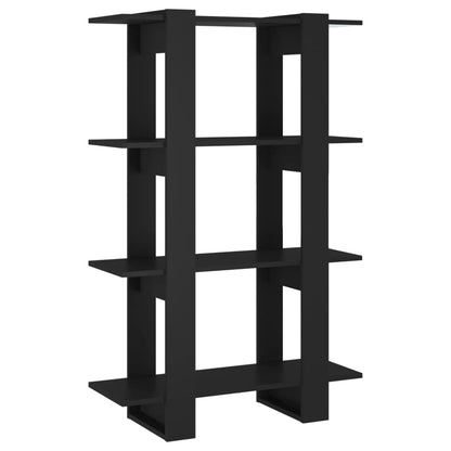 Boekenkast/Kamerscherm 80X30X23,5 Zwart