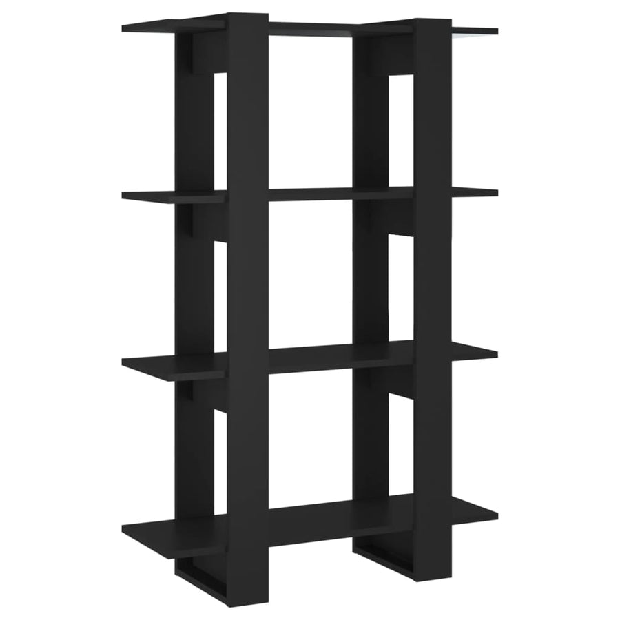 Boekenkast/Kamerscherm 80X30X23,5 Zwart