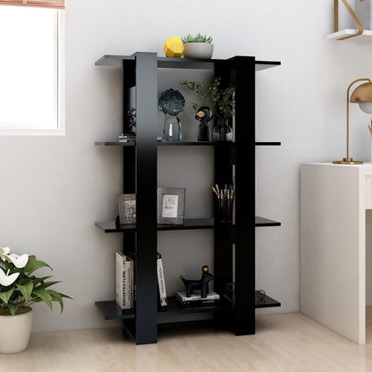 Boekenkast/Kamerscherm 80X30X23,5 Zwart