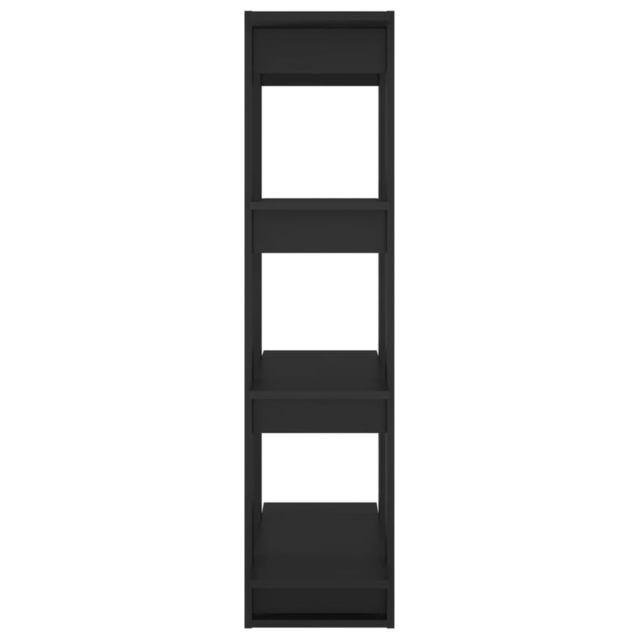 Boekenkast/Kamerscherm 80X30X23,5 Zwart