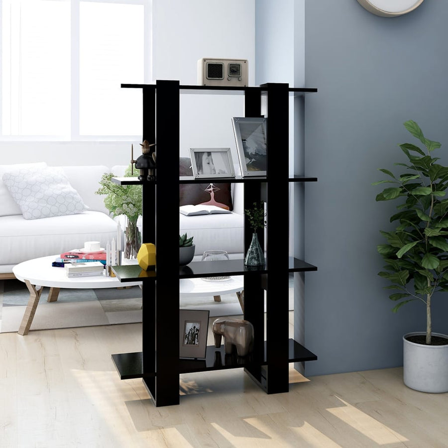 Boekenkast/Kamerscherm 80X30X23,5 Zwart