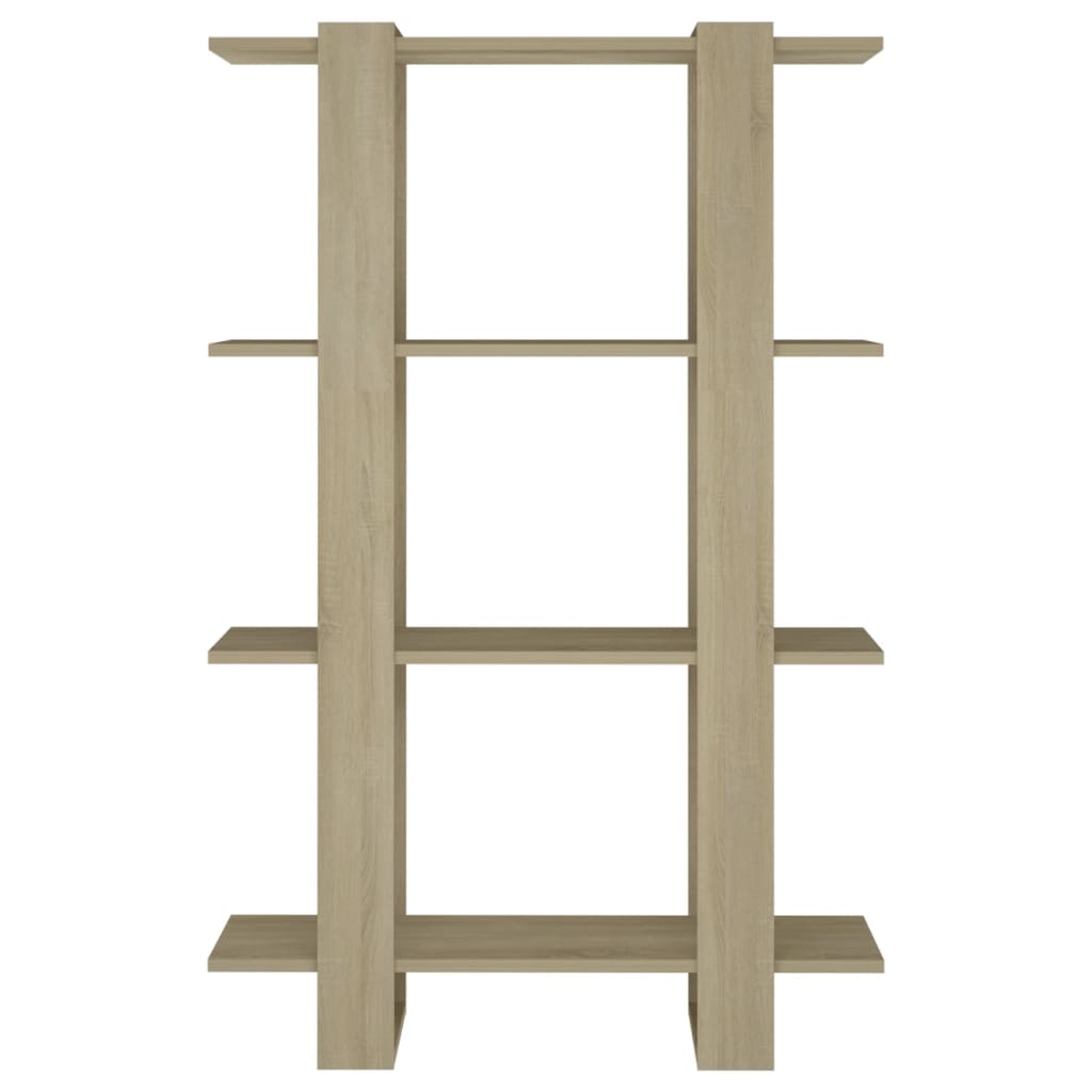 Boekenkast/Kamerscherm 80X30X23,5 Cm Kleurig Sonoma eiken