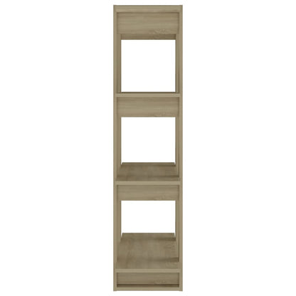 Boekenkast/Kamerscherm 80X30X23,5 Cm Kleurig Sonoma eiken