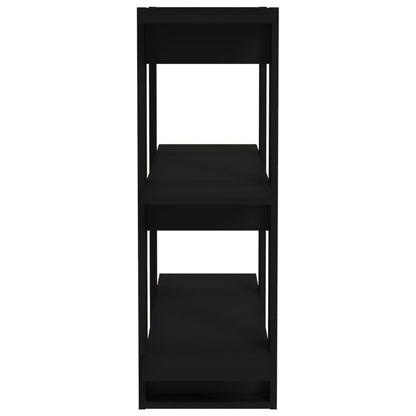 Boekenkast/Kamerscherm 80X30X87 Cm Zwart