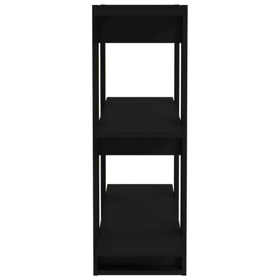 Boekenkast/Kamerscherm 80X30X87 Cm Zwart