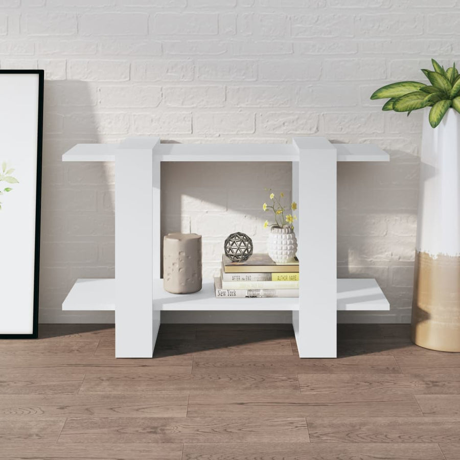 Boekenkast/Kamerscherm 80X30X5 Cm Wit