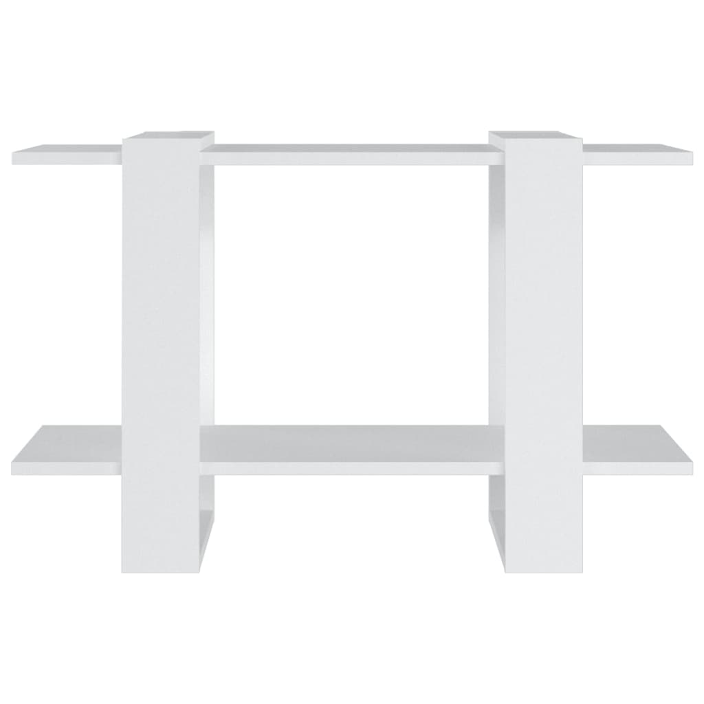 Boekenkast/Kamerscherm 80X30X5 Cm Wit