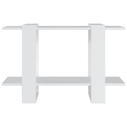 Boekenkast/Kamerscherm 80X30X5 Cm Wit