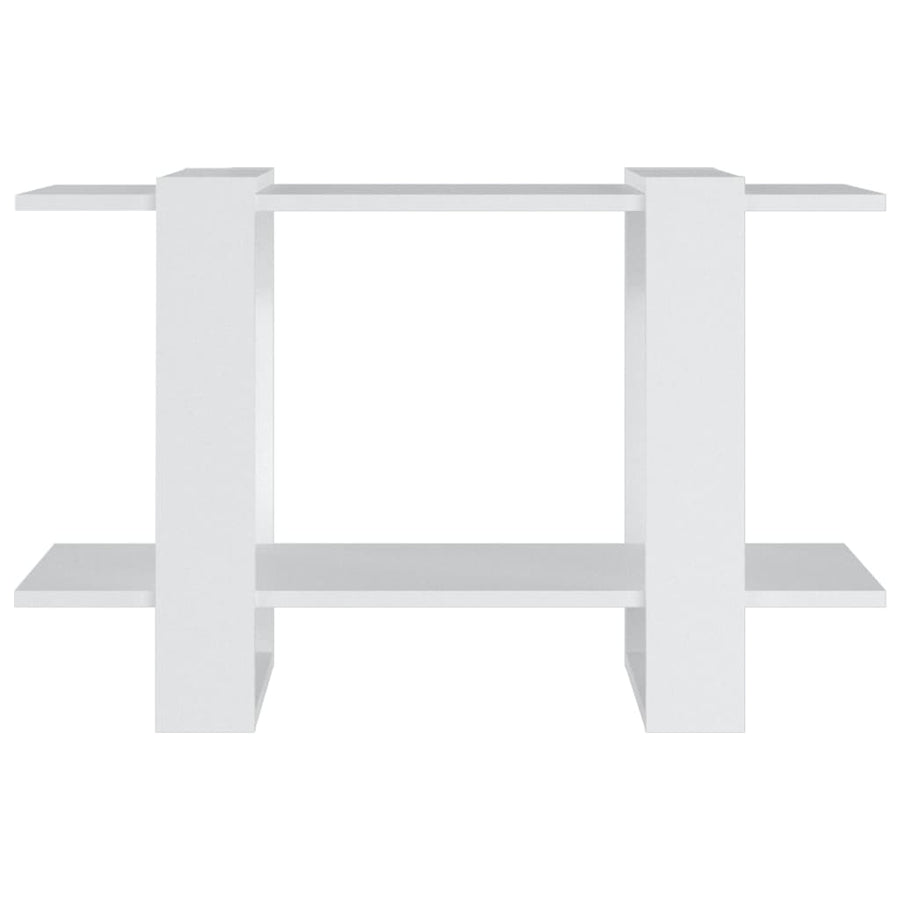 Boekenkast/Kamerscherm 80X30X5 Cm Wit
