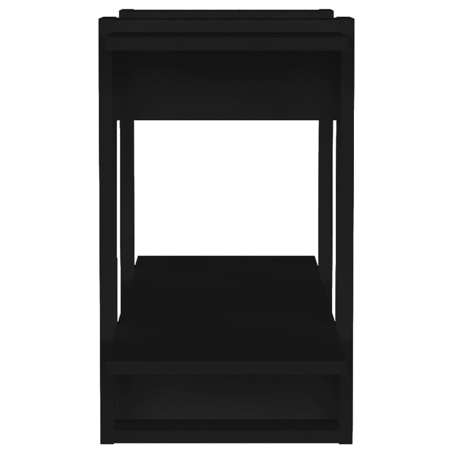 Boekenkast/Kamerscherm 80X30X5 Cm Zwart