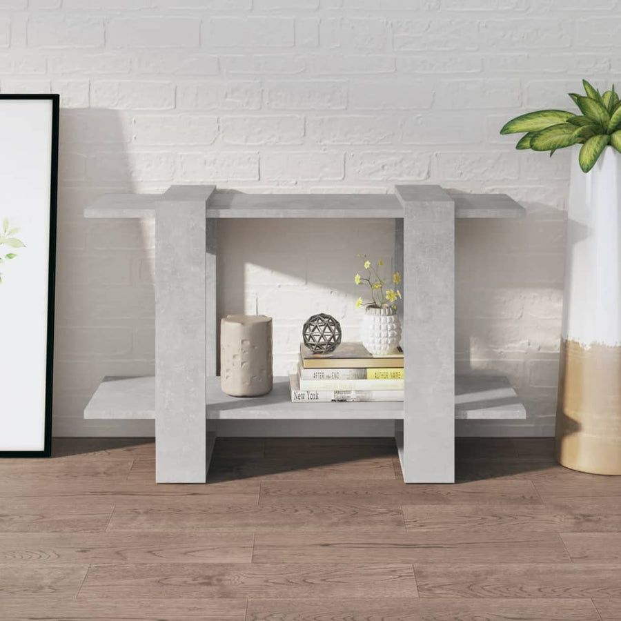 Boekenkast/Kamerscherm 80X30X5 Cm Betongrijs