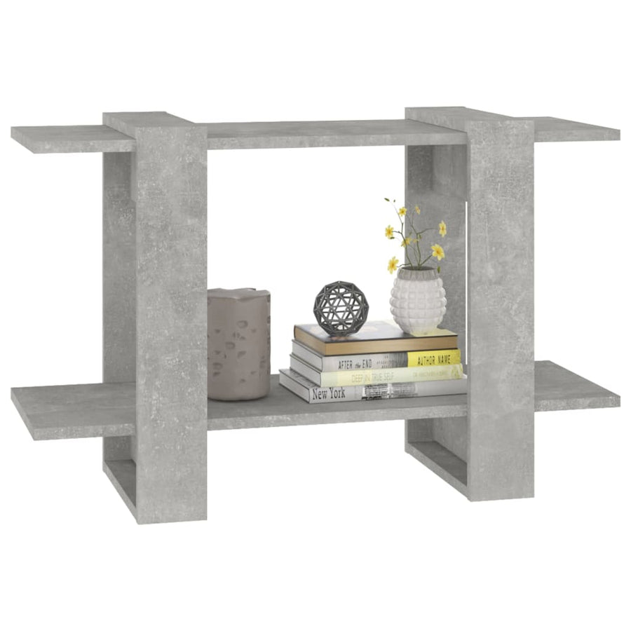 Boekenkast/Kamerscherm 80X30X5 Cm Betongrijs