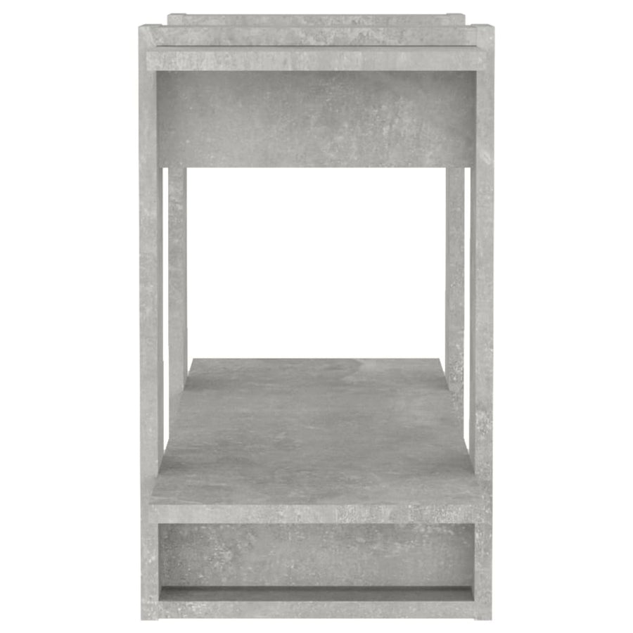 Boekenkast/Kamerscherm 80X30X5 Cm Betongrijs
