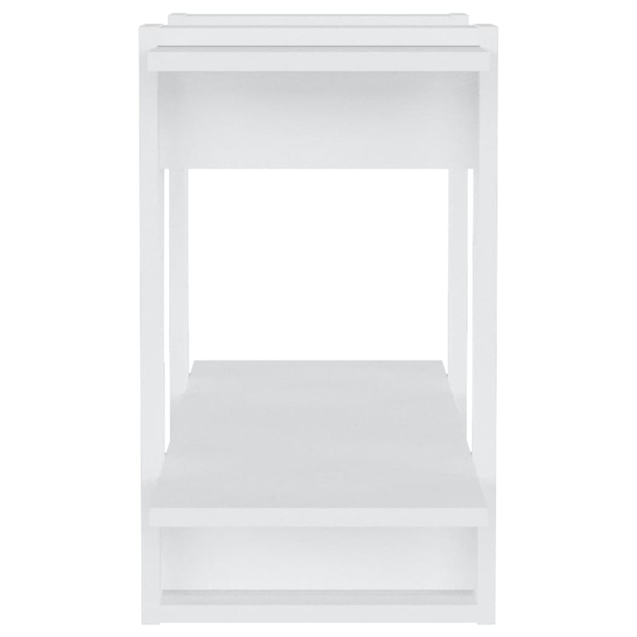 Boekenkast/Kamerscherm 80X30X5 Cm Hoogglans wit