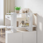 Bookcase/room divider 80x30x51 cm high gloss white