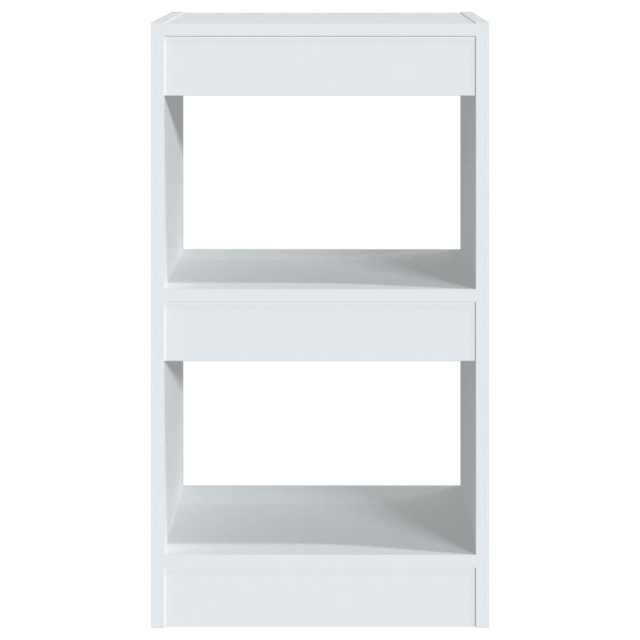 Boekenkast/Kamerscherm 40X30X72 Cm Wit