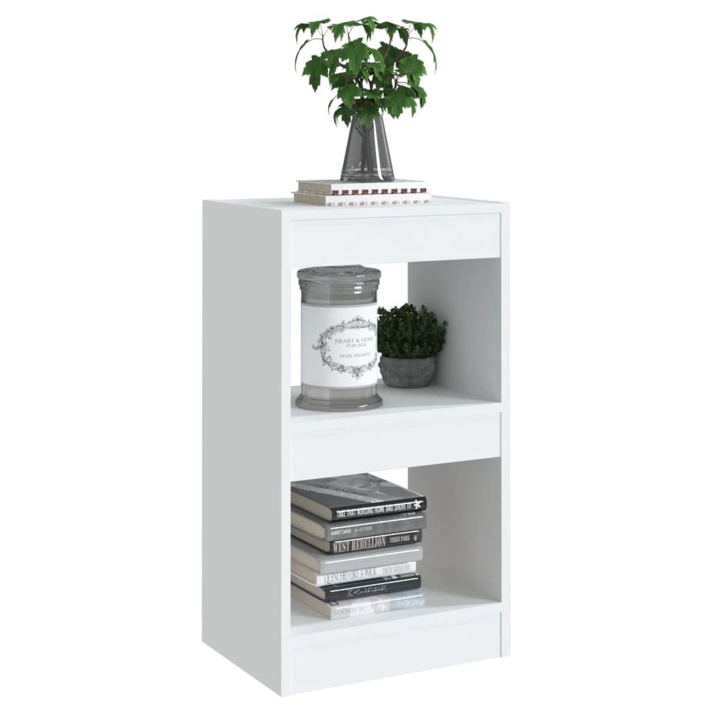 Boekenkast/Kamerscherm 40X30X72 Cm Wit