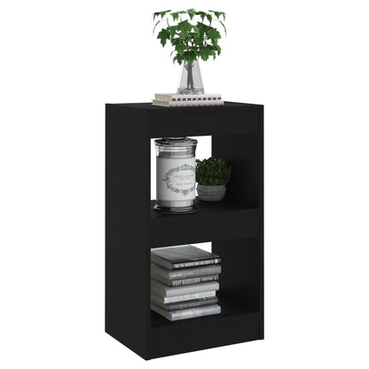 Boekenkast/Kamerscherm 40X30X72 Cm Zwart