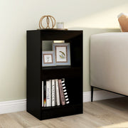 Boekenkast kamerscherm 40x30x72 cm zwart