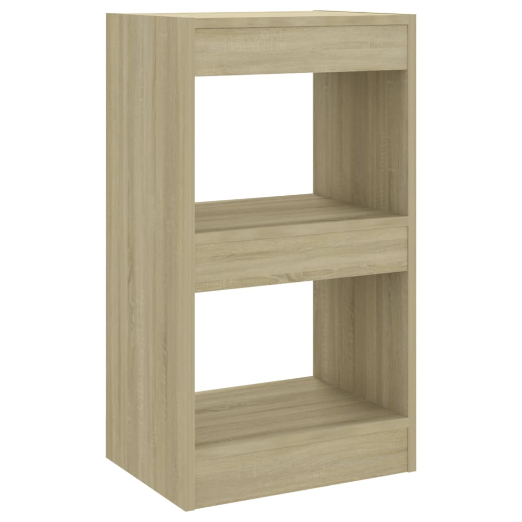 Boekenkast/Kamerscherm 40X30X72 Cm Kleurig Sonoma eiken