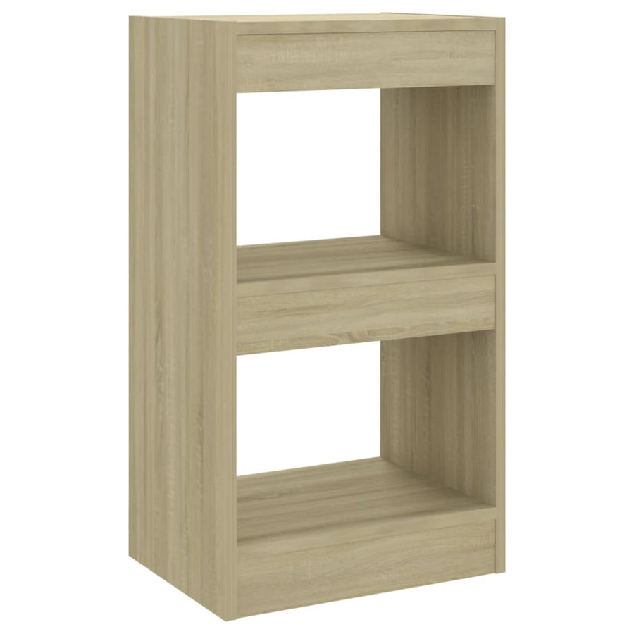 Boekenkast/Kamerscherm 40X30X72 Cm Kleurig Sonoma eiken