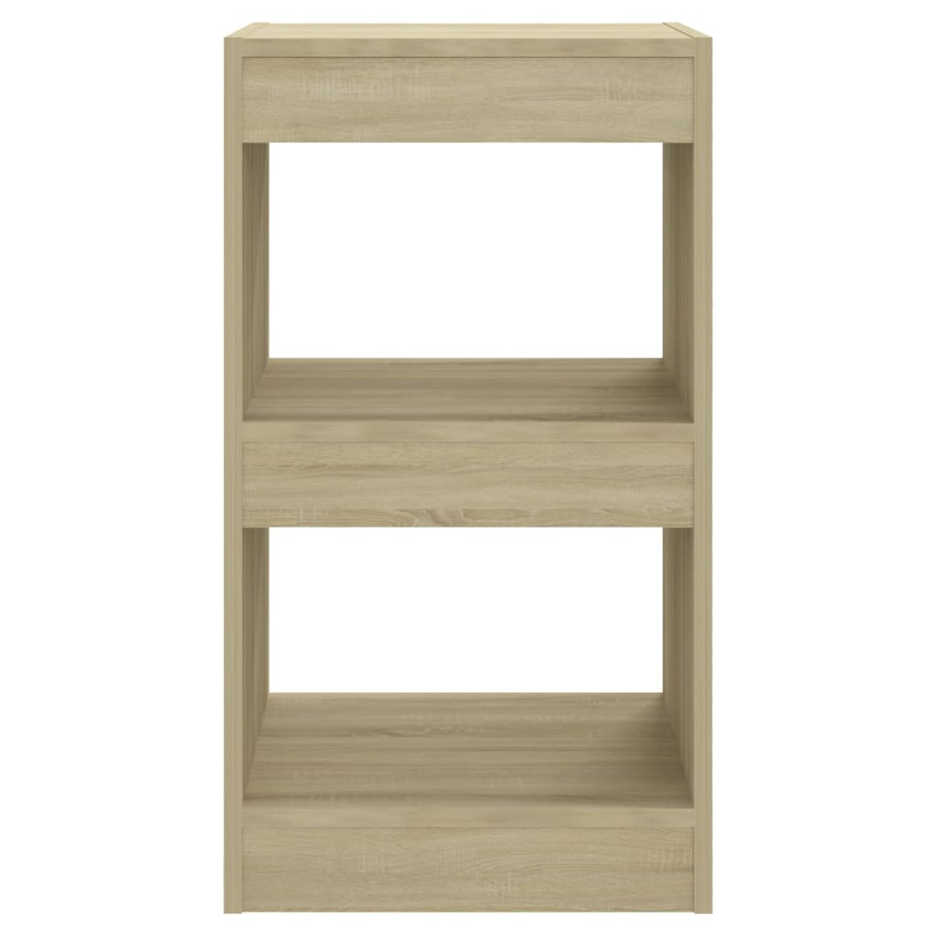 Boekenkast/Kamerscherm 40X30X72 Cm Kleurig Sonoma eiken