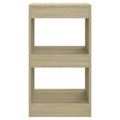 Boekenkast/Kamerscherm 40X30X72 Cm Kleurig Sonoma eiken