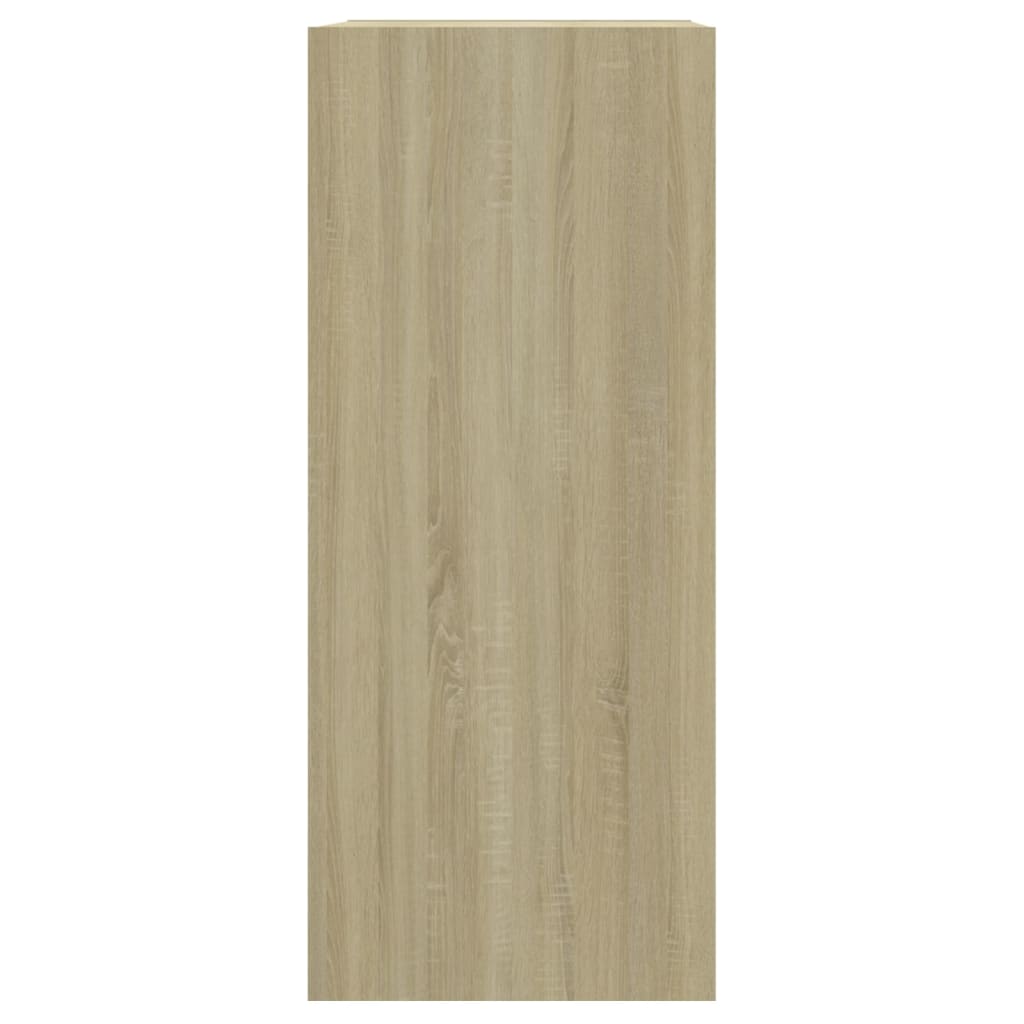 Boekenkast/Kamerscherm 40X30X72 Cm Kleurig Sonoma eiken