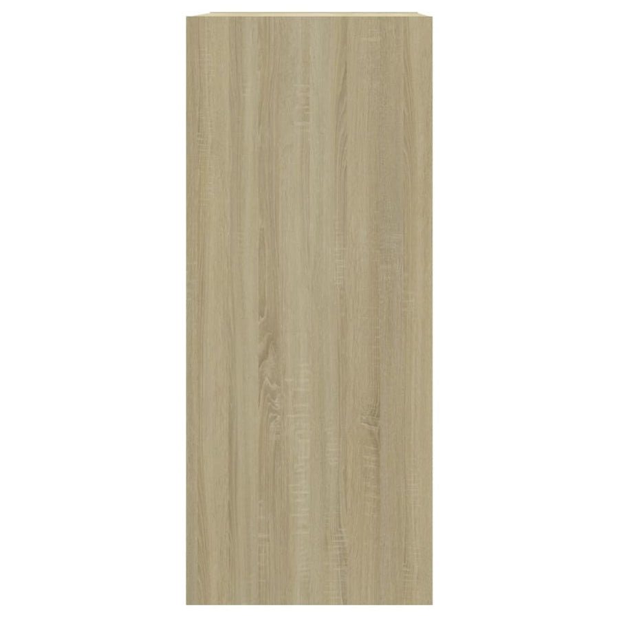 Boekenkast/Kamerscherm 40X30X72 Cm Kleurig Sonoma eiken