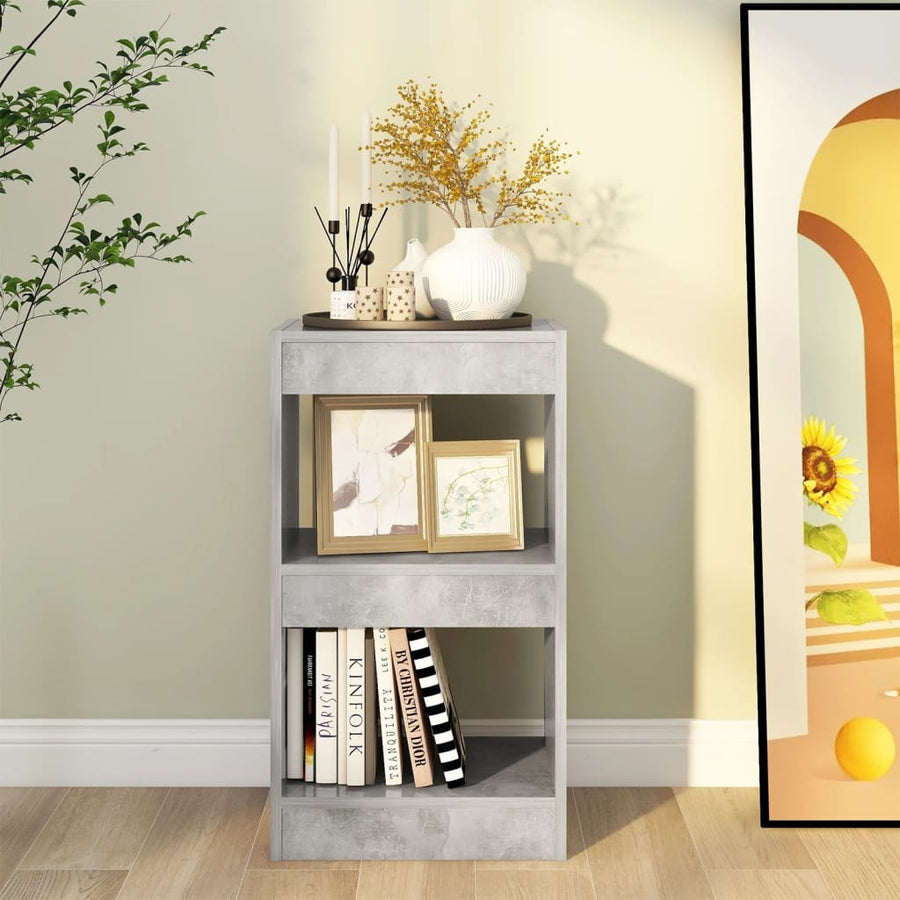 Boekenkast/Kamerscherm 40X30X72 Cm Betongrijs