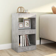 Boekenkast kamerscherm 40x30x72 cm betongrijs