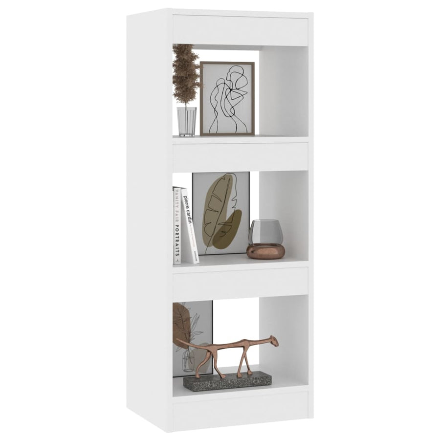 Boekenkast/Kamerscherm 40X30X103 Cm Bewerkt Hout Wit