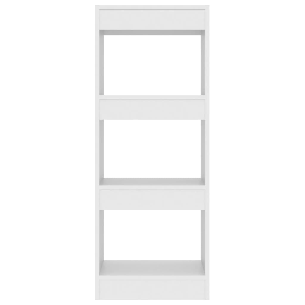 Boekenkast/Kamerscherm 40X30X103 Cm Bewerkt Hout Wit
