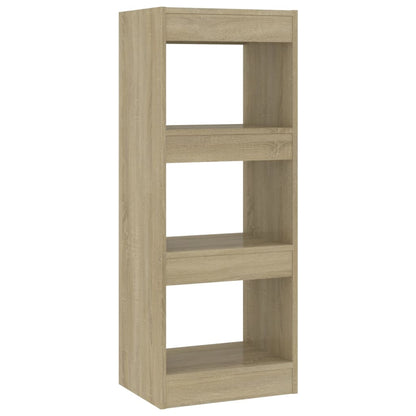 Boekenkast/Kamerscherm 40X30X103 Cm Bewerkt Hout Sonoma eiken
