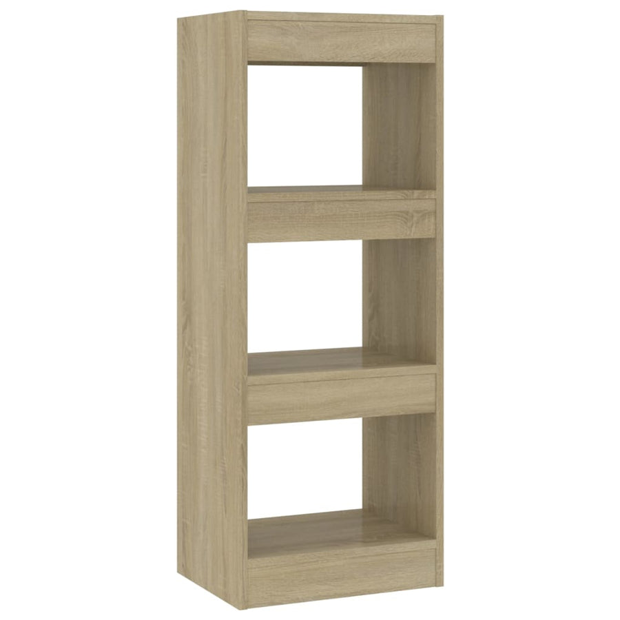 Boekenkast/Kamerscherm 40X30X103 Cm Bewerkt Hout Sonoma eiken
