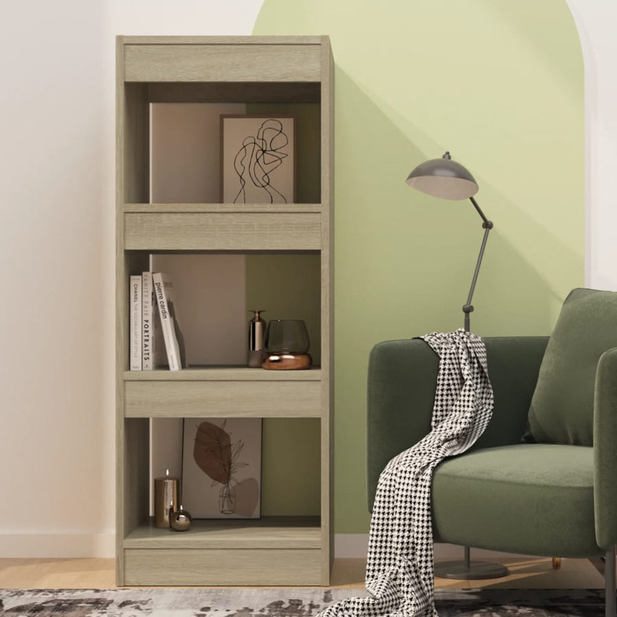 Boekenkast/Kamerscherm 40X30X103 Cm Bewerkt Hout Sonoma eiken